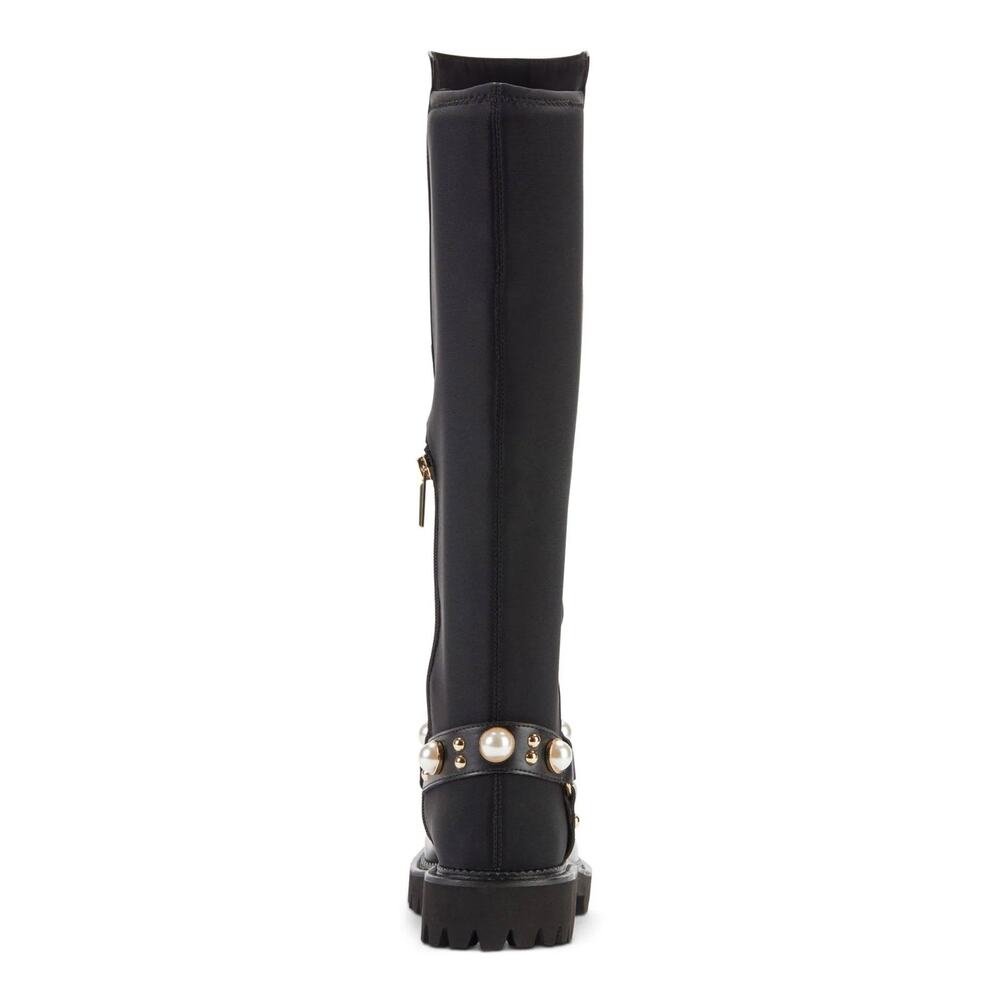Karl Lagerfeld Paris Tall Black Boots - New Without Box Size 5.5 - Picture 4 of 5